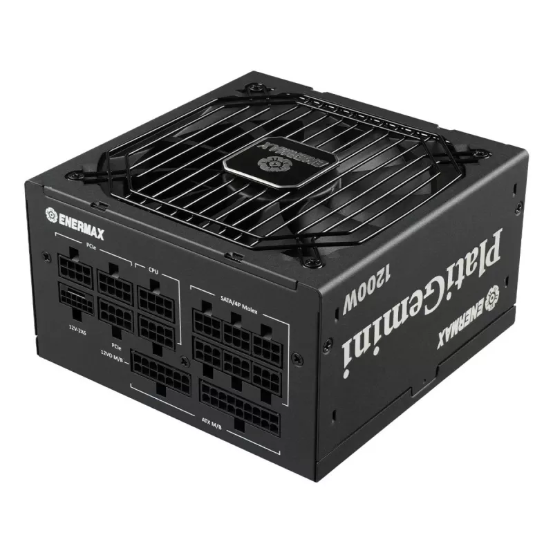Fonte de alimentação ENERMAX Platigemini 1200 Watt 80 Plus Platinum totalmente modular ATX 3.1 & ATX12vo