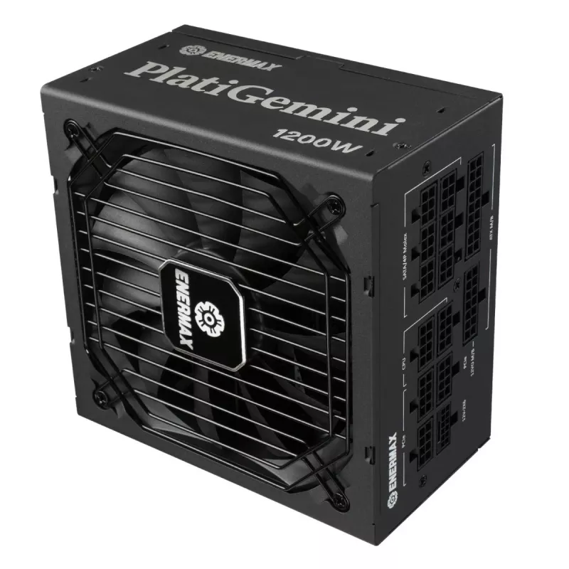 Fonte de alimentação ENERMAX Platigemini 1200 Watt 80 Plus Platinum totalmente modular ATX 3.1 & ATX12vo