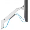 Braço de monitor Neomounts DS70-250WH1 17-35 polegadas - mola a gás - fixação à mesa/passagem de mesa - bloqueio de 180°
