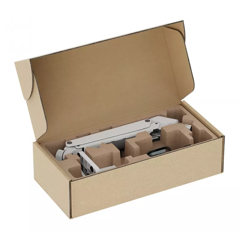 Braço de monitor Neomounts DS70-250WH1 17-35 polegadas - mola a gás - fixação à mesa/passagem de mesa - bloqueio de 180°