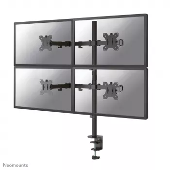 Braço de monitor Neomounts FPMA-D550D4 preto 13-32 polegadas, fixação/passagem de mesa, 6 kg, 33 cm (13 polegadas), 81,3 cm (32 polegadas), 100 x 100 mm, preto
