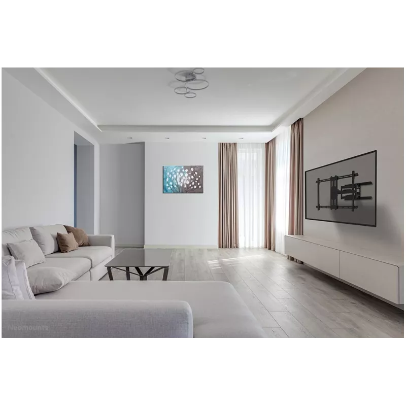 Suporte de parede para TV Neomounts WL40S-850BL18 43-86 polegadas - totalmente articulado - instalação rápida