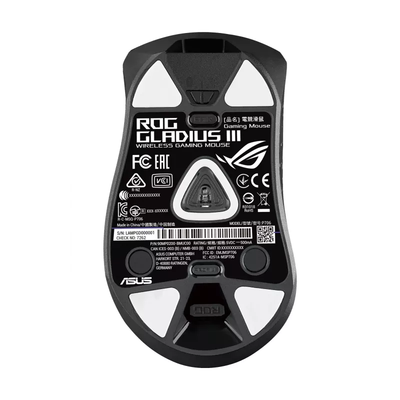 Rato ASUS ROG Gladius III gaming para destro USB Type-A ótico 19000 DPI