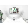 Barra de vídeo 4K tudo-em-um DIGITUS - sistema de videoconferência (4 microfones/1 altifalante, 1 microfone de mesa)
