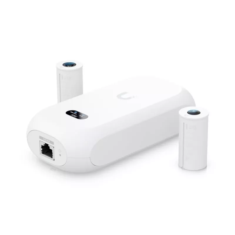 Câmara de segurança IP Ubiquiti UVC‑AI‑Theta — discreta interior e exterior, 12 MP 3264×2448, campo de visão 360°, com fios e sem fios