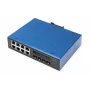 Switch industrial Digitus DN-651161 L3 gerido Gigabit PoE, 8+4 portas uplink 10G