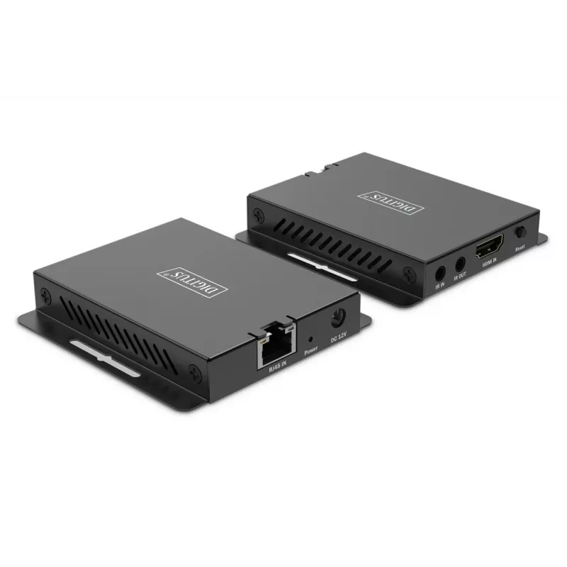 Transmissor e recetor AV Digitus conjunto extensor HDMI 4K/120Hz 40 m