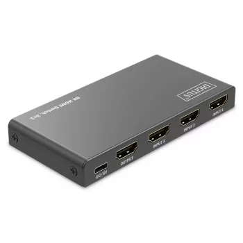 DIGITUS switch HDMI 3x1. 8K/60Hz (4:4:4). HDR. HDCP 2.3