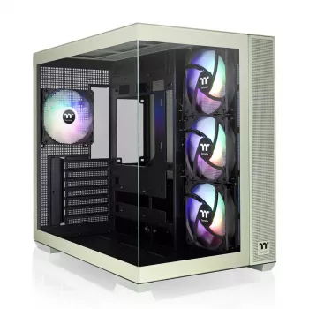 Caixa para PC Thermaltake View 380 TG ARGB midi tower verde