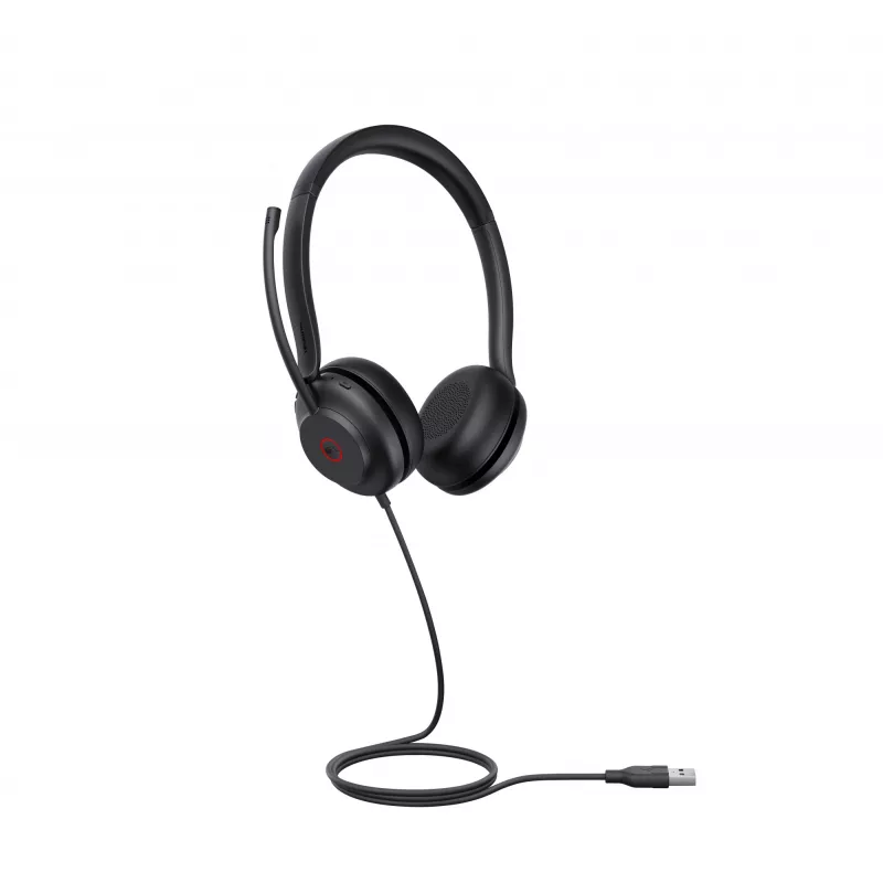 Yealink UH35 Dual Teams headset USB-A com fios, escritório/call center, 20 - 20000 Hz, 139,5 g, headset, preto