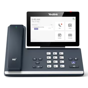 Yealink MP58-WH E2 Teams, telefone IP, cinzento, auscultador com fios, LCD, 17,8 cm (7 polegadas), 1024 x 600 píxeis