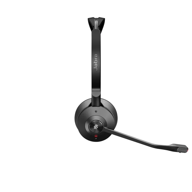 Jabra Engage 55 Stereo auscultadores com microfone DECT sem fios, supra-auriculares, USB-A, otimizados para Microsoft Teams, preto/titânio