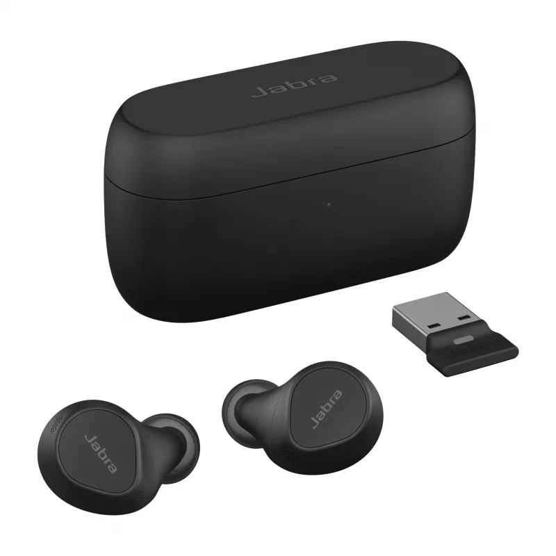 Jabra Evolve2 Buds - USB-A UC base de carregamento sem fios