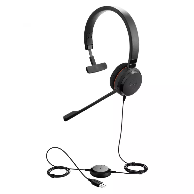 Auscultador Jabra Evolve 20SE MS mono