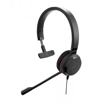 Jabra Evolve 20SE UC mono, com fio, Escritório/Call center, 150 - 7000 Hz, 142 g, Auscultador, preto