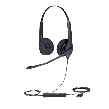 Jabra BIZ 1500 duo USB, com fio, 20 - 6800 Hz, Escritório/Call center, 116 g, Auscultador, preto
