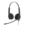 Jabra BIZ 1500 Duo auscultadores com microfone USB com fio, cancelamento de ruído, banda larga até 6800 Hz, escritório/call center, 73 g, pretos