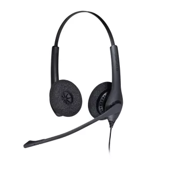 Jabra BIZ 1500 duo USB, com fio, 20 - 6800 Hz, Escritório/Call center, 116 g, Auscultador, preto