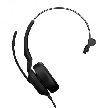 Jabra Evolve2 50 - USB-A MS Mono, com fios, 20 - 20000 Hz, Escritório/Callcenter, 127 g, Headset, preto