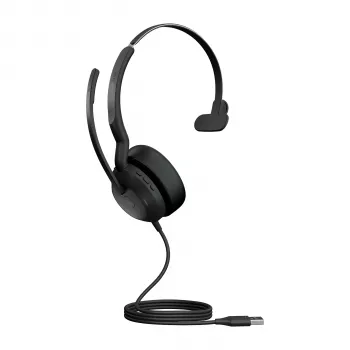 Jabra Evolve2 50 - USB-A MS Mono, com fios, 20 - 20000 Hz, Escritório/Callcenter, 127 g, Headset, preto