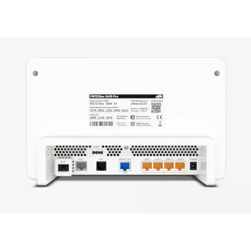 Box 5690 Pro Router sem fios Gigabit Ethernet Tri-Band (2,4 GHz / 5 GHz / 5 GHz) branco
