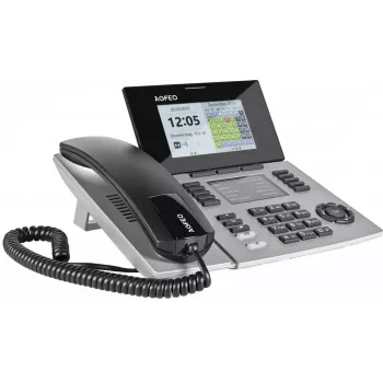 Telefone IP AGFEO ST 56 prateado LCD