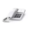 Telefone analógico Gigaset DESK 400 branco auscultador com fios 10 entradas na lista telefónica