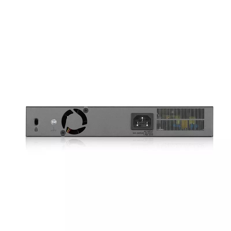 Switch de rede Zyxel GS1350-12HP-EU0101F gerido L2 Gigabit Ethernet (10/100/1000) Power over Ethernet (PoE) cinzento