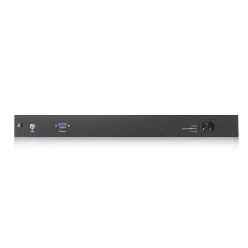 Switch de rede Zyxel GS2220-50HP-EU0101F gerido L2 Gigabit Ethernet (10/100/1000) Power over Ethernet (PoE) preto