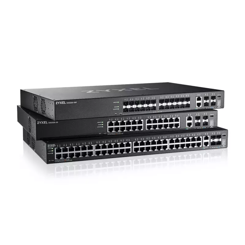 Zyxel XGS2220-30 gerido L3 Gigabit Ethernet (10/100/1000) preto