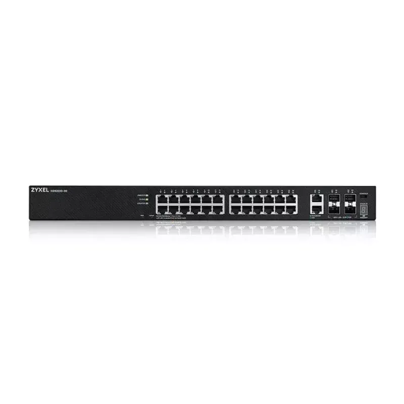 Zyxel XGS2220-30 gerido L3 Gigabit Ethernet (10/100/1000) preto