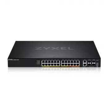 Zyxel XGS2220-30HP gerido L3 Gigabit Ethernet (10/100/1000) Power over Ethernet (PoE) preto