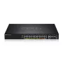 Zyxel XGS2220-30HP gerido L3 Gigabit Ethernet (10/100/1000) Power over Ethernet (PoE) preto