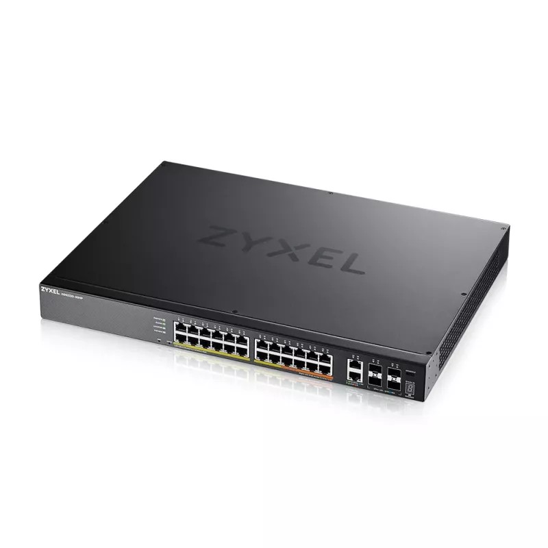 Zyxel XGS2220-30HP gerido L3 Gigabit Ethernet (10/100/1000) Power over Ethernet (PoE) preto