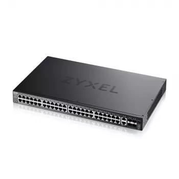 Switch gerido L3 Zyxel XGS2220-54 48 portas Gigabit Ethernet 216 Gbit/s