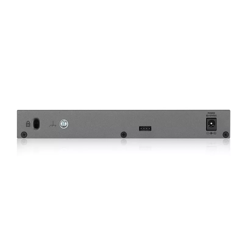 Switch de rede Zyxel GS1350-6HP-EU0101F gerido L2 Gigabit Ethernet (10/100/1000) Power over Ethernet (PoE) cinzento