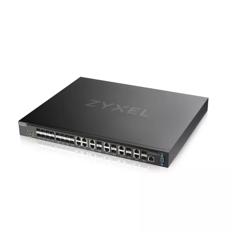 Zyxel XS3800-28 gerido L2+ 10G Ethernet (100/1000/10000) preto