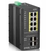 Zyxel RGS200-12P gerido L2 Gigabit Ethernet (10/100/1000) Power over Ethernet (PoE) preto