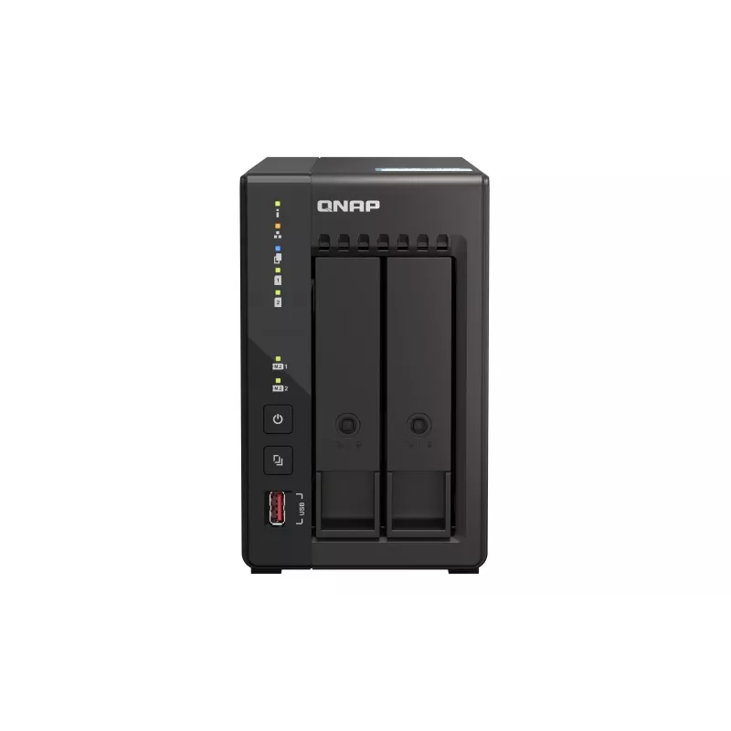 QNAP TS-253E NAS Torre Intel® Celeron® J6412 8 GB 0 TB QNAP QTS preto