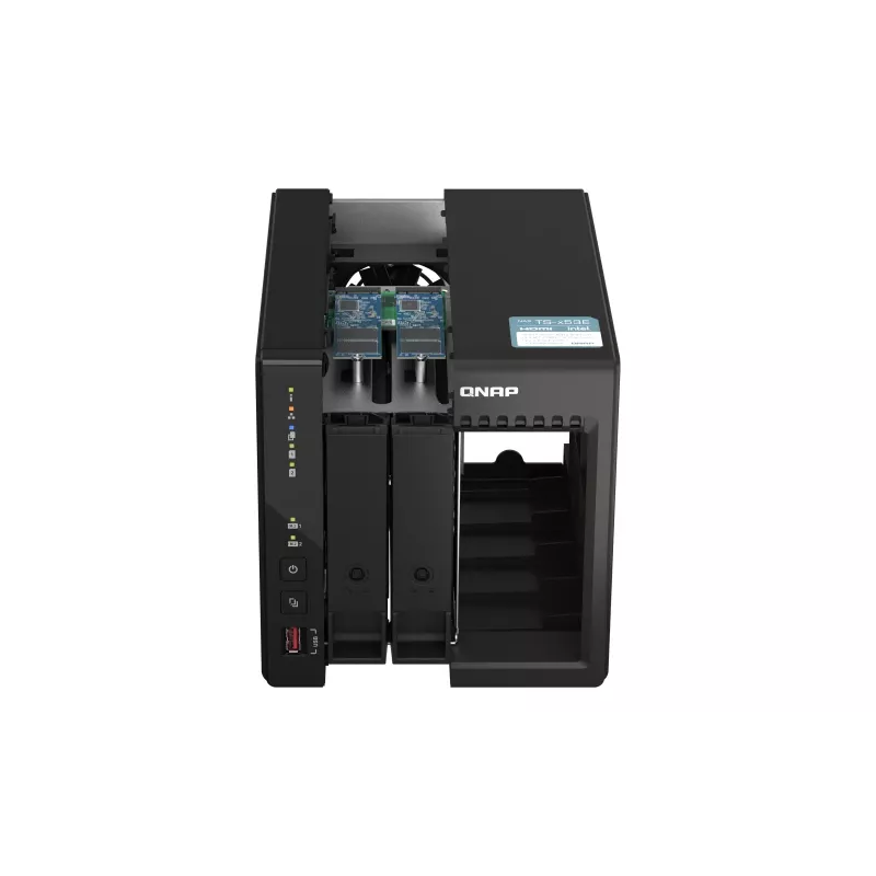 QNAP TS-253E NAS Torre Intel® Celeron® J6412 8 GB 0 TB QNAP QTS preto