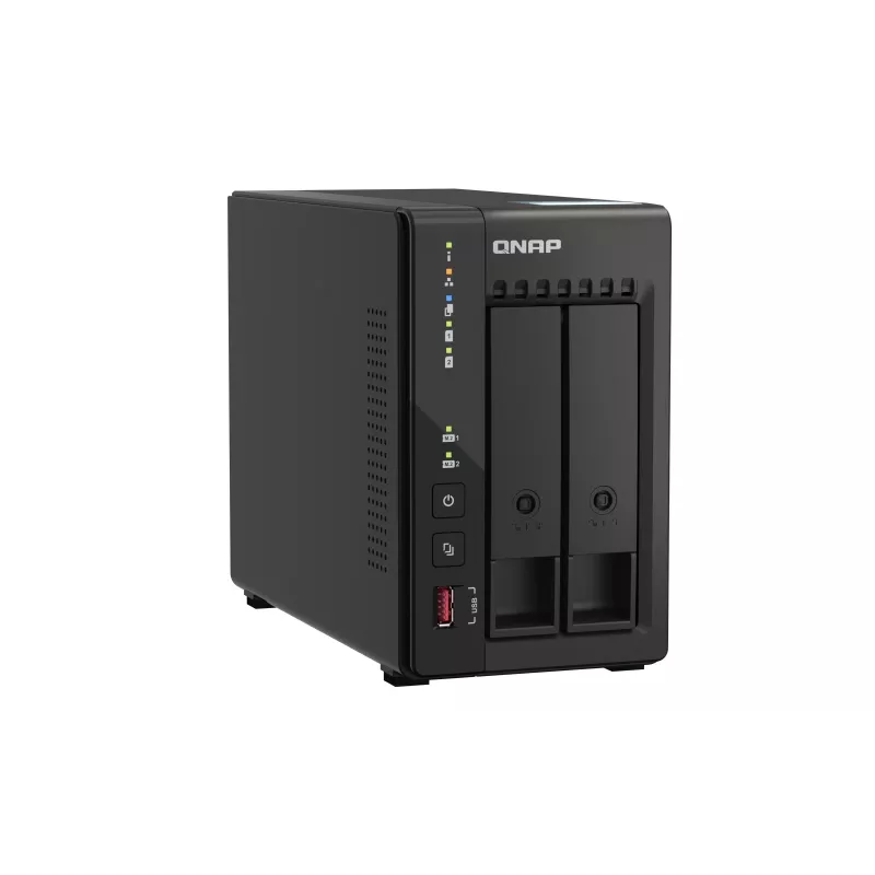 QNAP TS-253E NAS Torre Intel® Celeron® J6412 8 GB 0 TB QNAP QTS preto