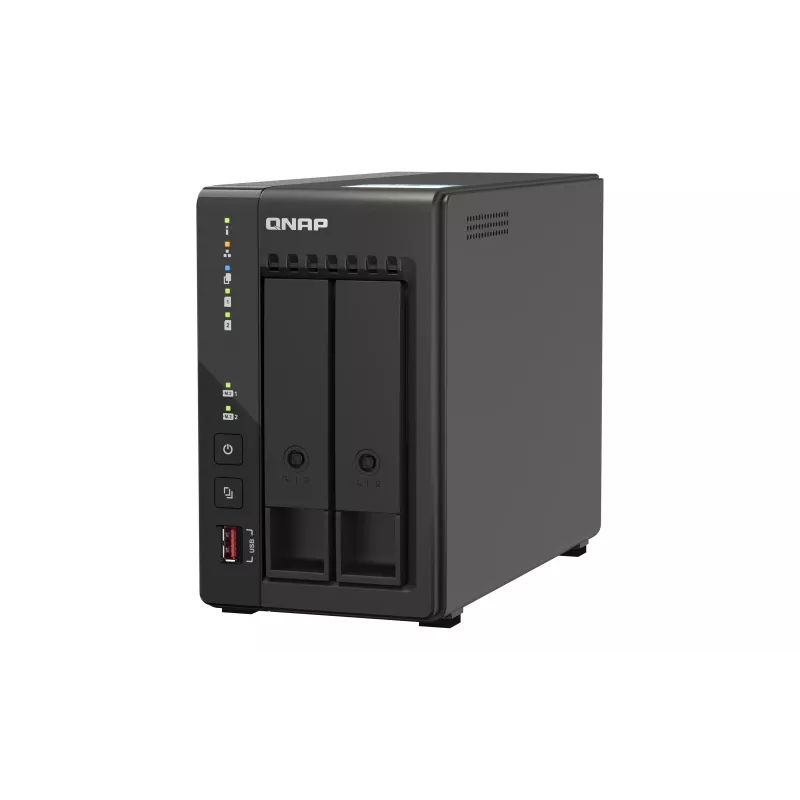 QNAP TS-253E NAS Torre Intel® Celeron® J6412 8 GB 0 TB QNAP QTS preto