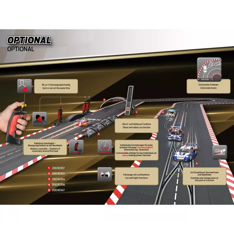 Conjuntos de carros e pistas de corrida CARRERA Carrera Full Speed Multicolour