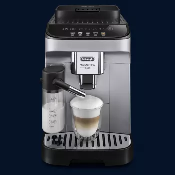Máquina de café expresso De’Longhi Magnifica ECAM 290.61.SB — automática, depósito de água de 1,8 l, controlo tátil, 1450 W, prateado