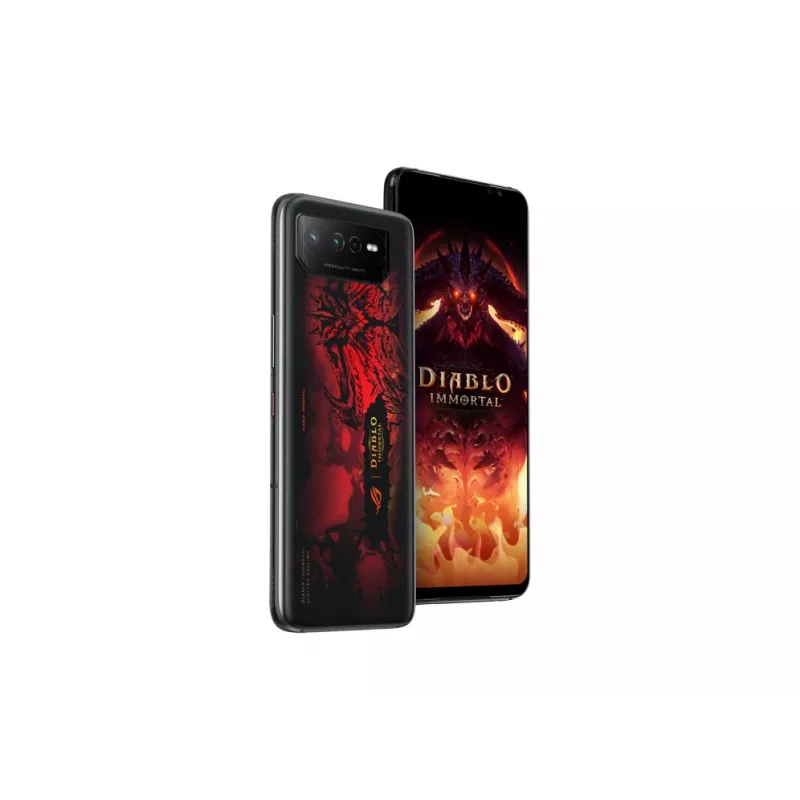 ASUS ROG Phone 6 Diablo Immortal Edition 17,2 cm (6,78 polegadas) Dual SIM Android 12 5G USB Type-C 16 GB 512 GB 6000 mAh Preto, Vermelho