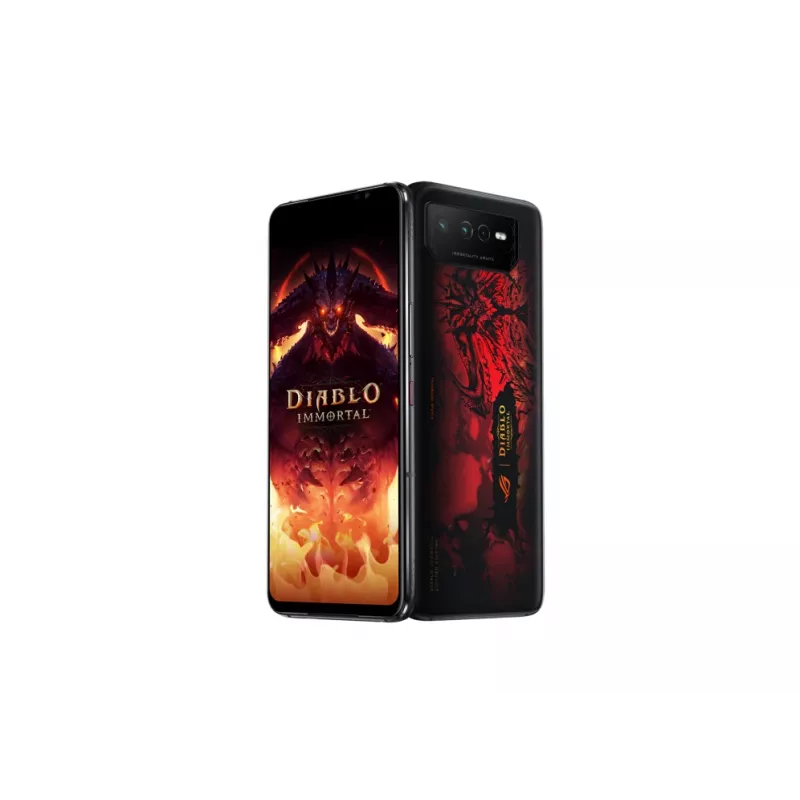 ASUS ROG Phone 6 Diablo Immortal Edition 17,2 cm (6,78 polegadas) Dual SIM Android 12 5G USB Type-C 16 GB 512 GB 6000 mAh Preto, Vermelho