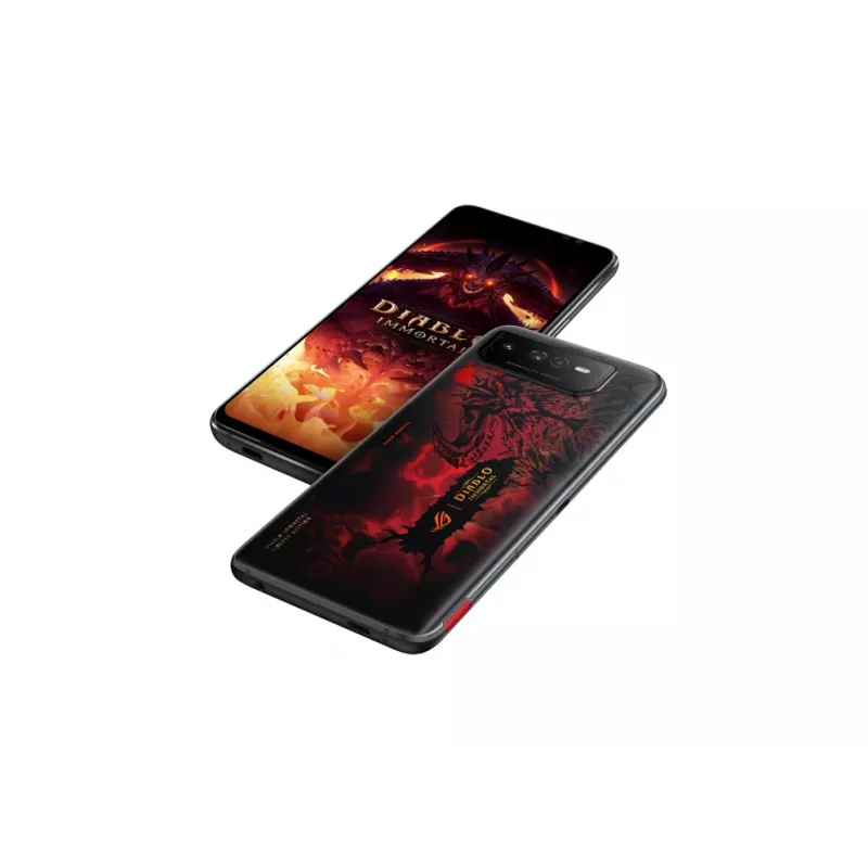 ASUS ROG Phone 6 Diablo Immortal Edition 17,2 cm (6,78 polegadas) Dual SIM Android 12 5G USB Type-C 16 GB 512 GB 6000 mAh Preto, Vermelho