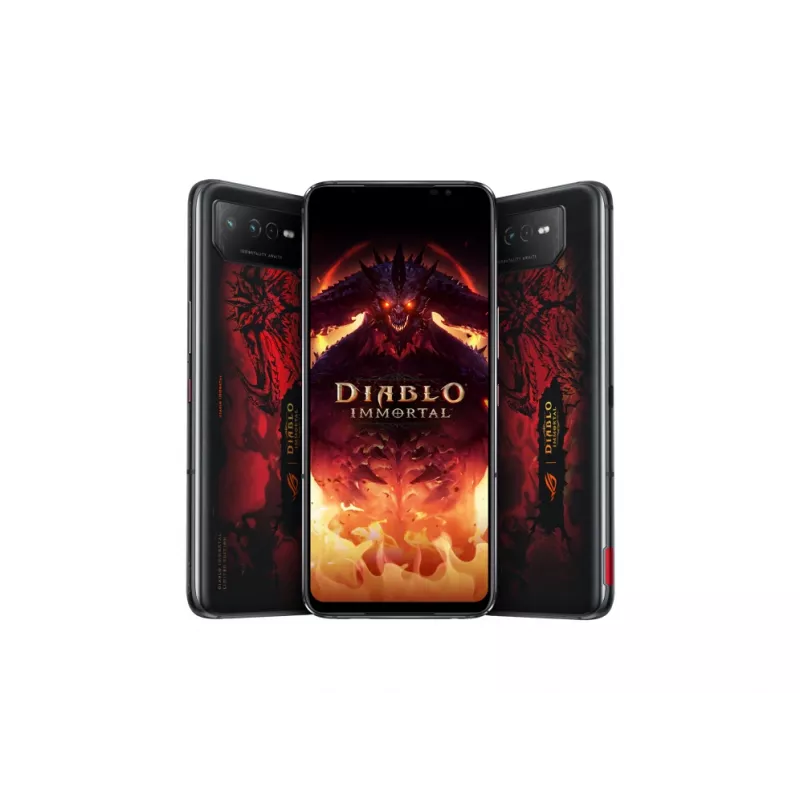 ASUS ROG Phone 6 Diablo Immortal Edition 17,2 cm (6,78 polegadas) Dual SIM Android 12 5G USB Type-C 16 GB 512 GB 6000 mAh Preto, Vermelho