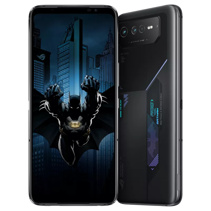ASUS ROG Phone 6D Batman Edition, 12 GB/256 GB, 6,78 polegadas, Night Black
