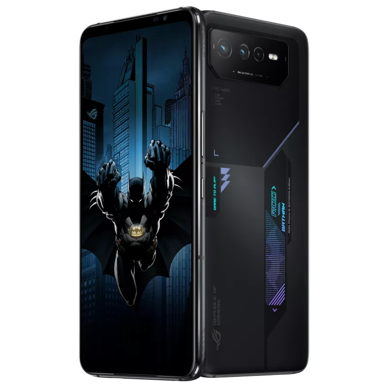 ASUS ROG Phone 6D Batman Edition, 12 GB/256 GB, 6,78 polegadas, Night Black